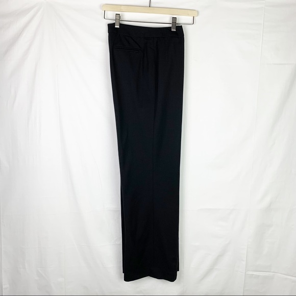 Lafayette 148 Black Slacks Wool Elastane Blend Dress Trouser Sz 10 - Picture 7 of 10